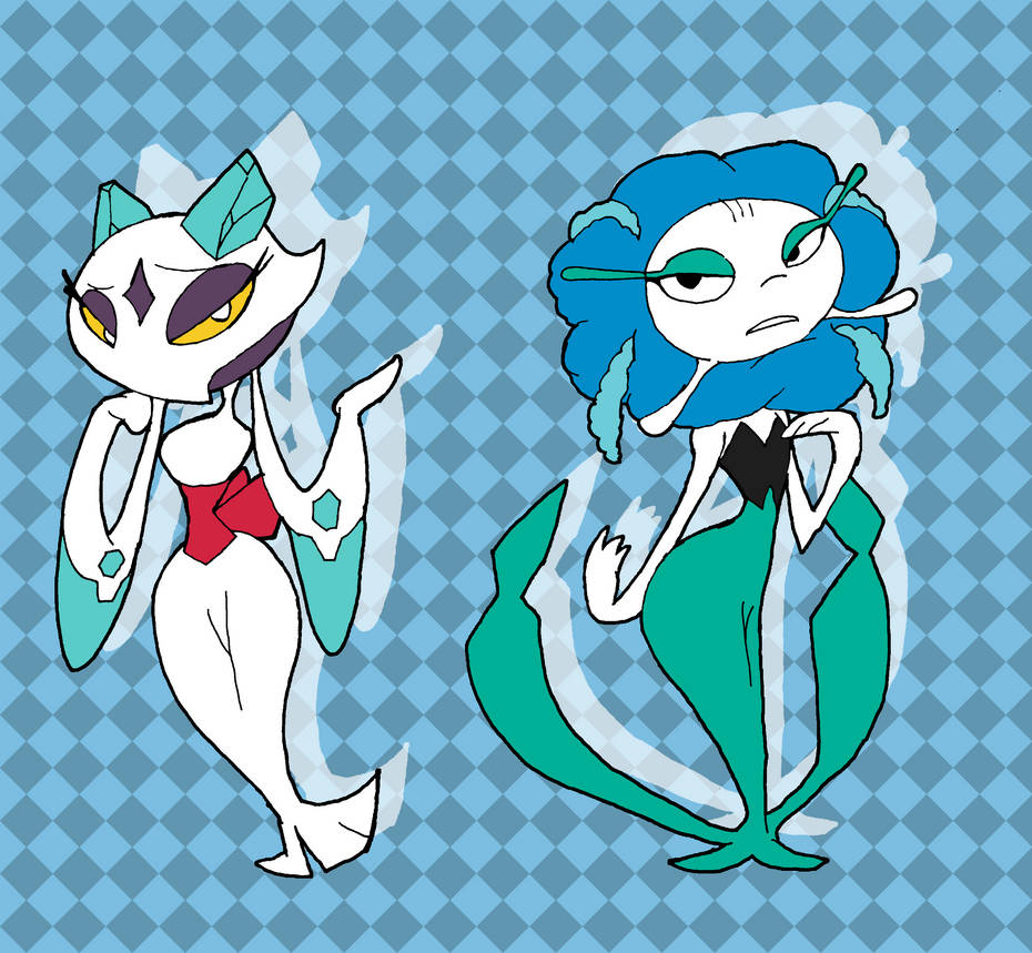 Flogess Froslass and Florges by that-one-guy-again on DeviantArt