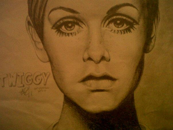 TWIGGY drawing