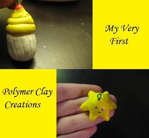 First Polymer Clay Creations