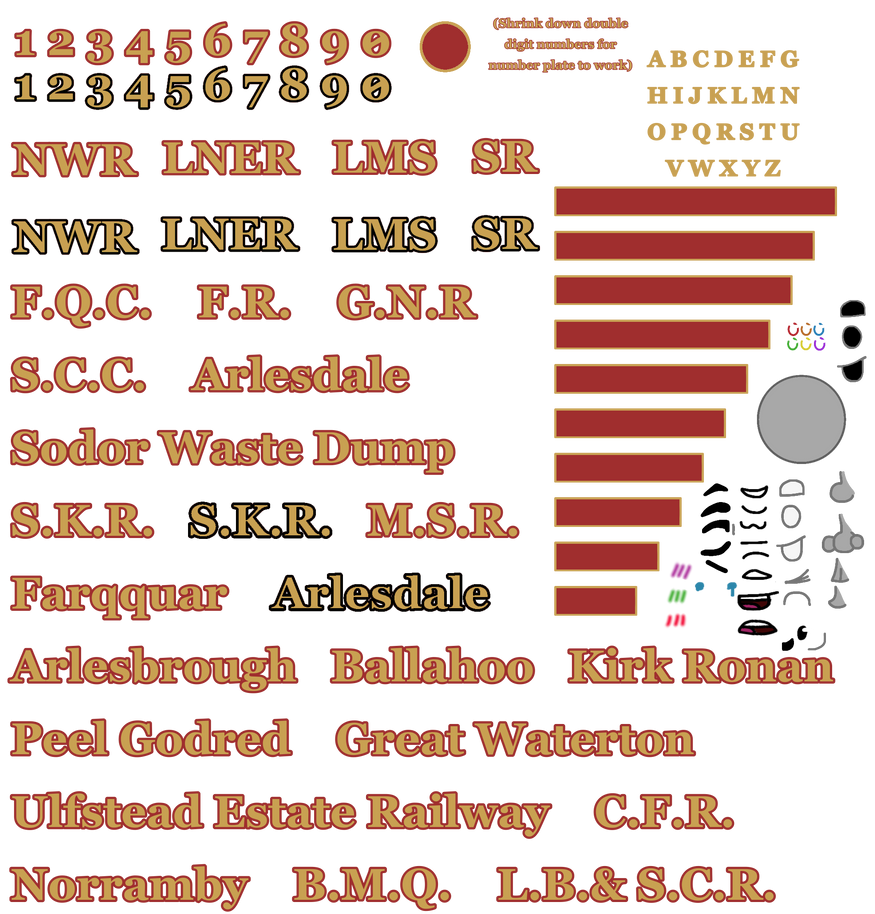 TIOS number nameplate owner and face bases by SudrianRails2763 on TIOS number nameplate owner and face bases by SudrianRails2763 on