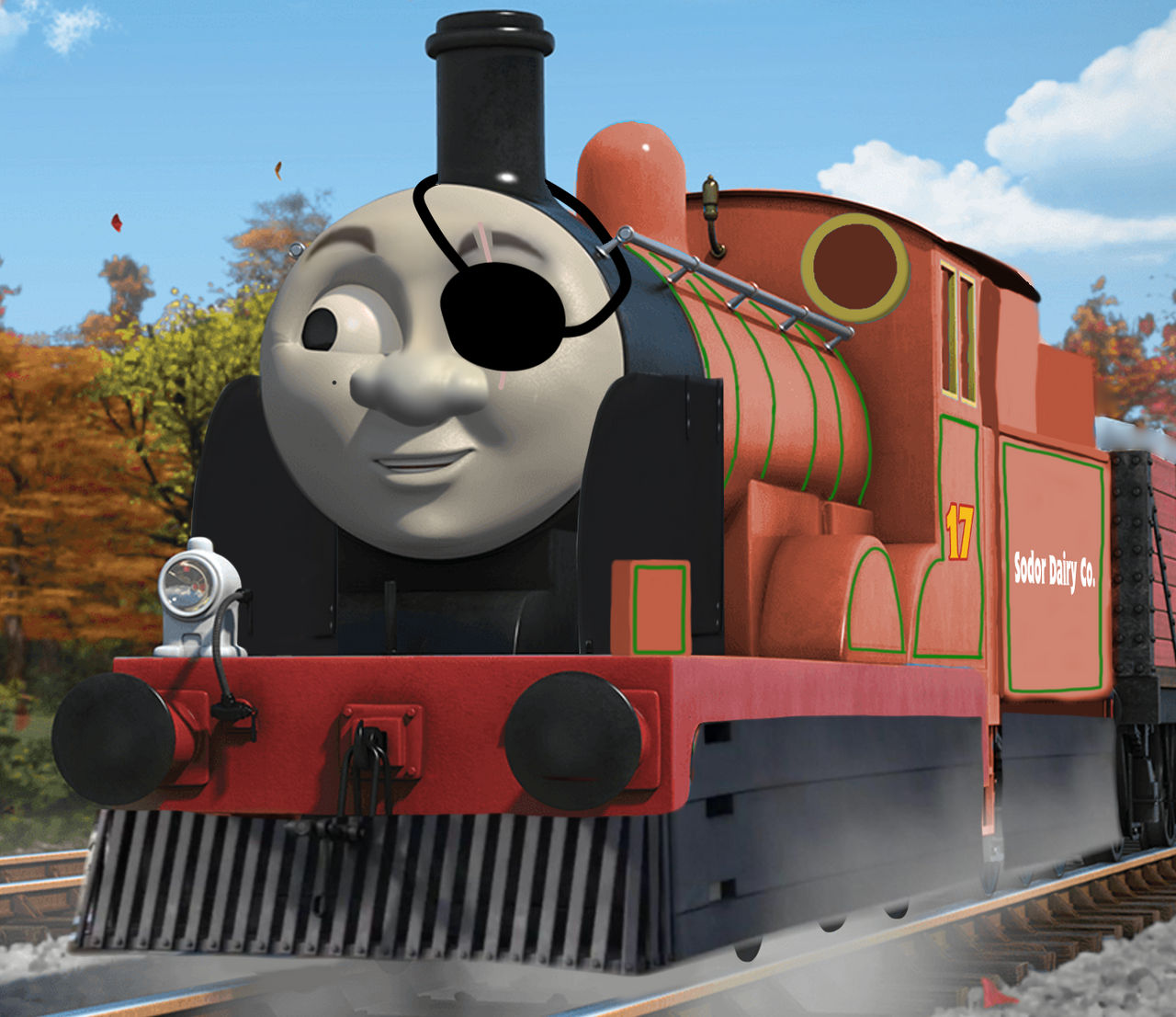Cooper the Dairy Engine in CGI by SudrianRails2763 on DeviantArt