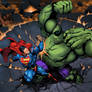 SuperMan Vs Hulk Colab