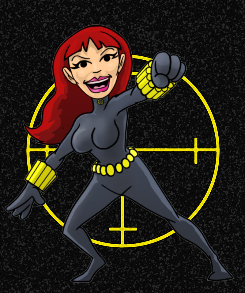 Black Widow Hero-TOONS