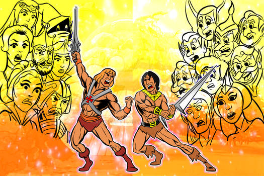 he-man vs blackstar