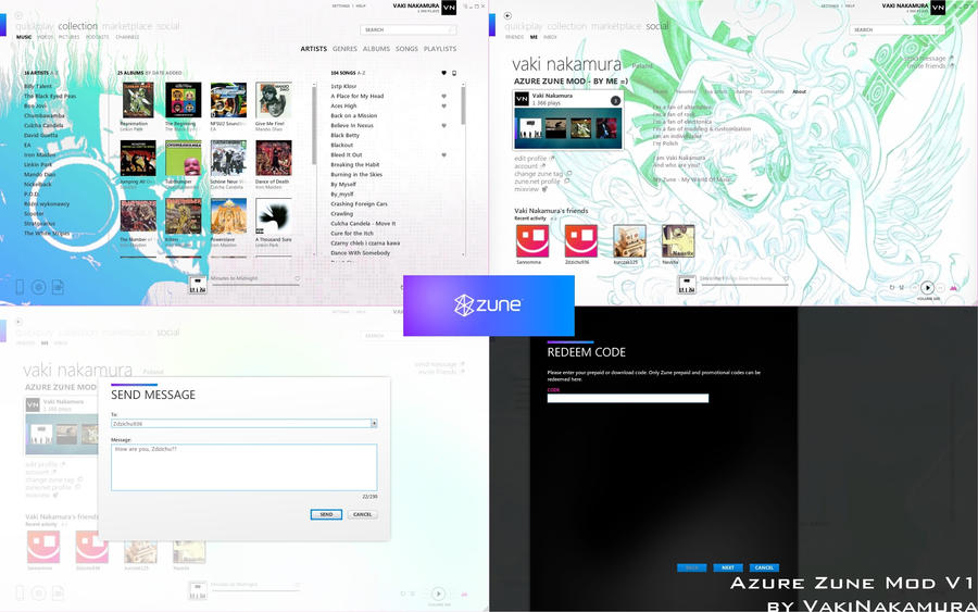 Zune Hd Modification Azure Zune Mod V1 by VakiNakamura on DeviantArt