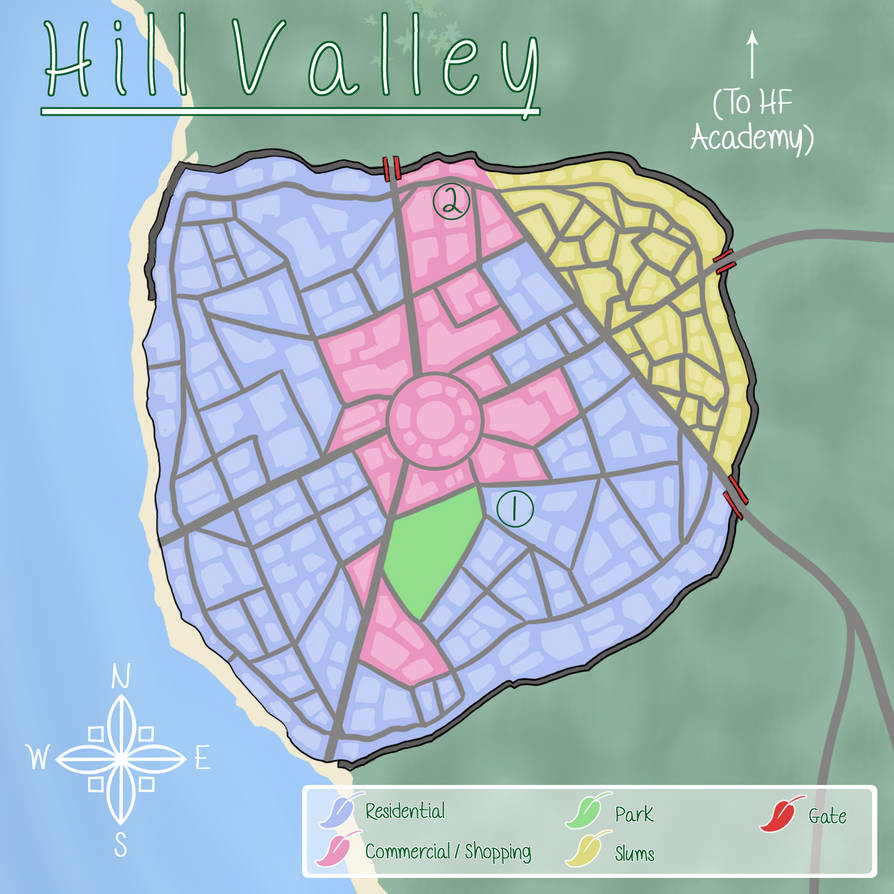 Hill Map Key MM: Hill Valley Map by Bluespryte on DeviantArt