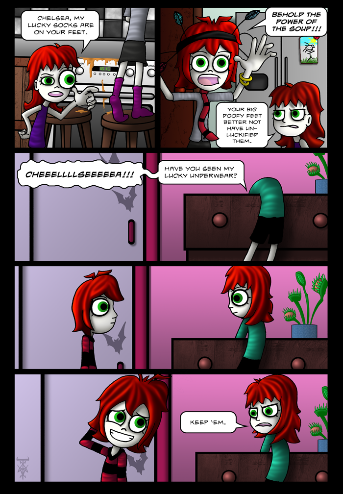 Chelsea and Millie: Lucky Socks 03