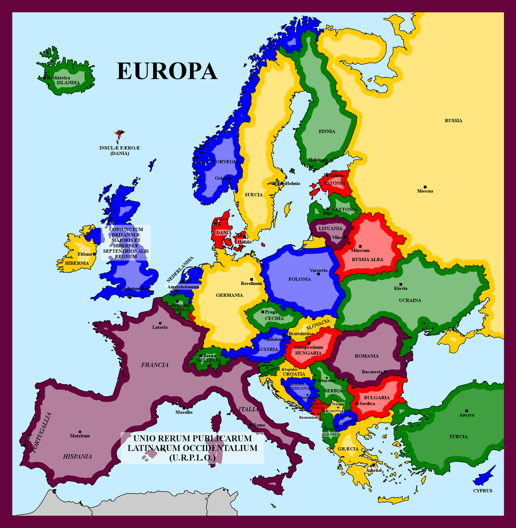 Automatisering spansk Stolthed Map of Latin-led Europe by matritum on DeviantArt
