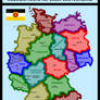 Map of Socialist Republic of Germany