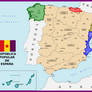 Map of People's Republic of Spain