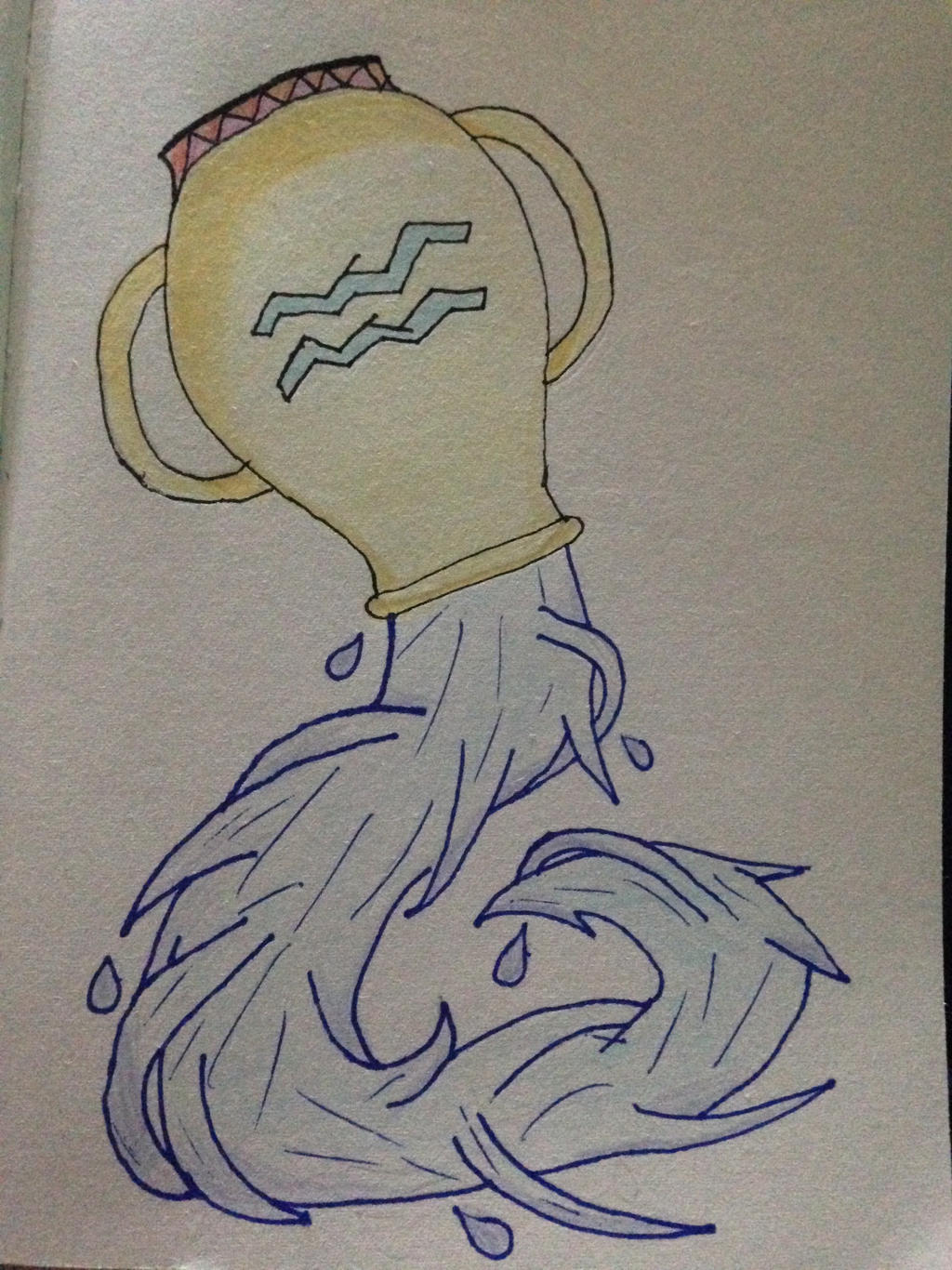 Aquarius drawing by on DeviantArt