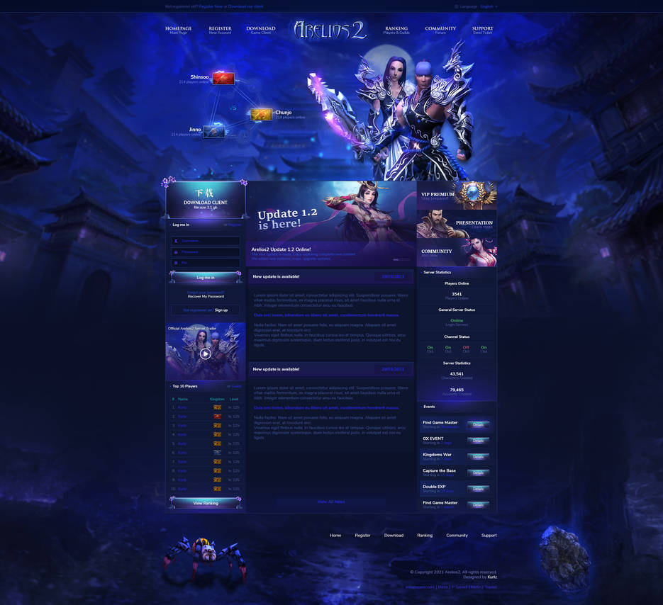 Arelios2 - Exclusive Metin2 Design By KurlzDesign On DeviantArt