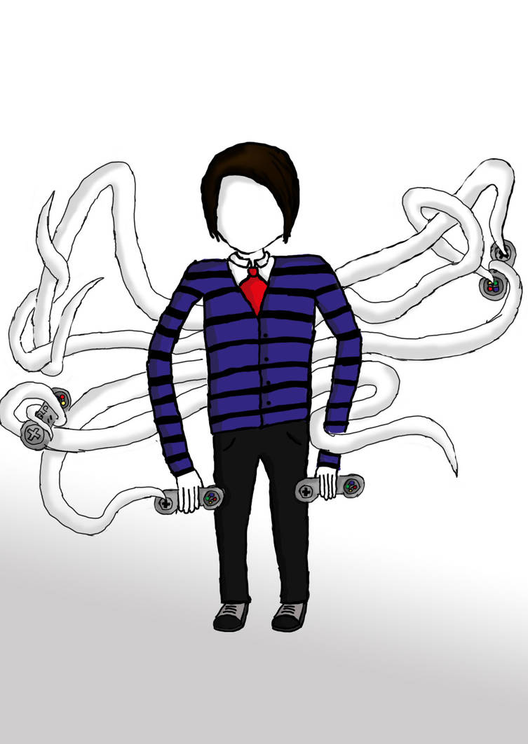GermanLetsPlay as Slender by ComicCompanyAustria on DeviantArt