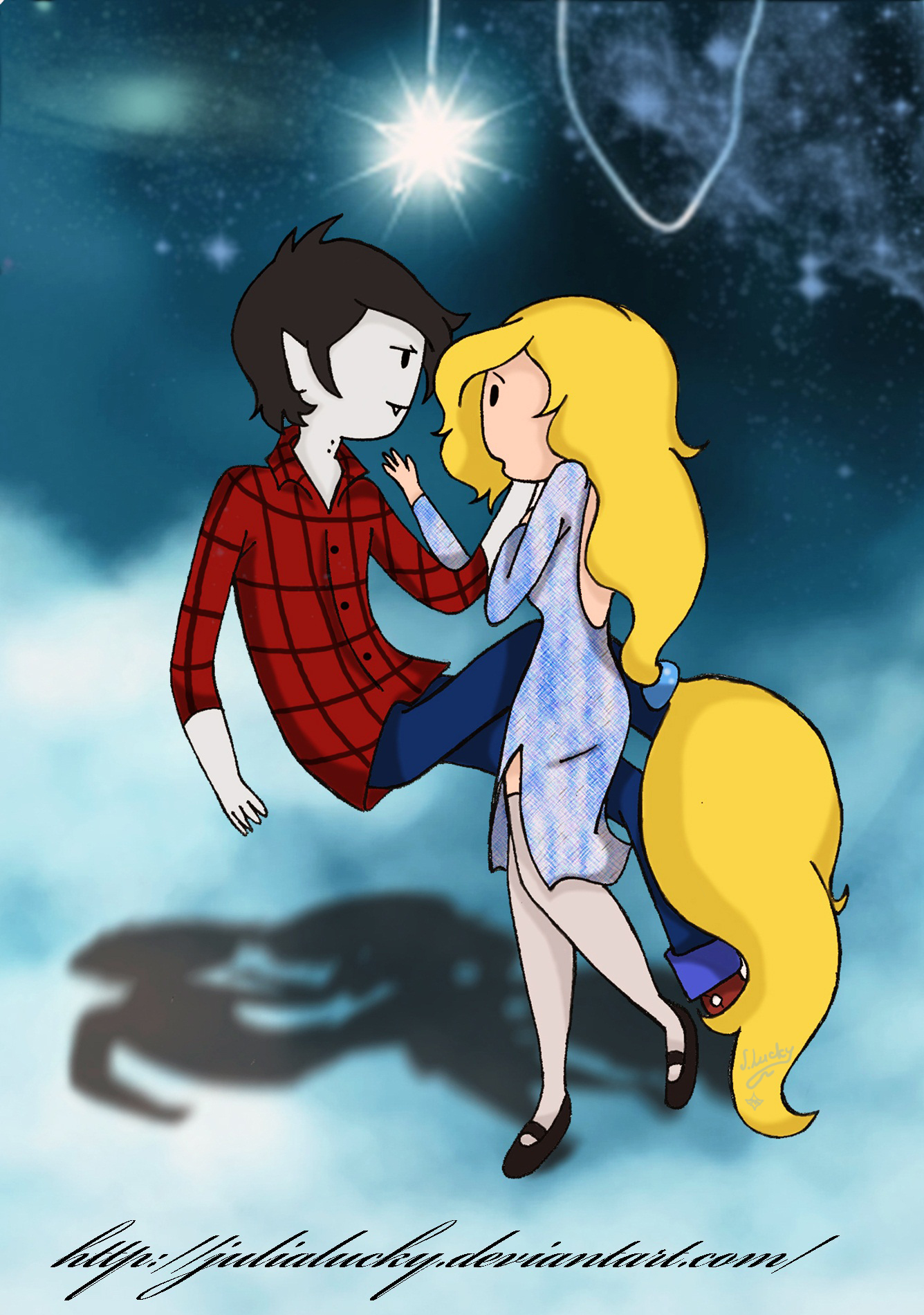 Fionna and Marshall Lee. 3