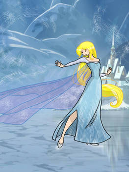 Fionna - as Elsa ( Frozen )