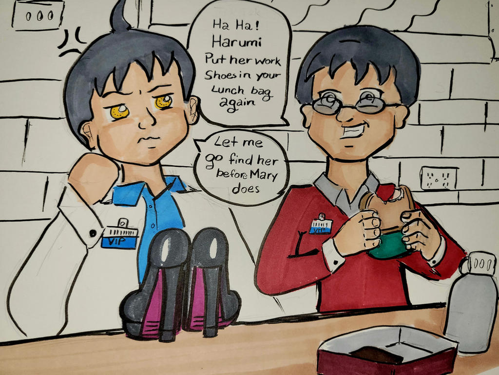 Blue Box Deviantart Harumi meets Stacy by BlueArt88 on DeviantArt