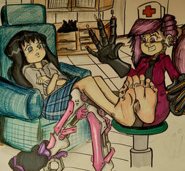 Stephine Checks Up Hana