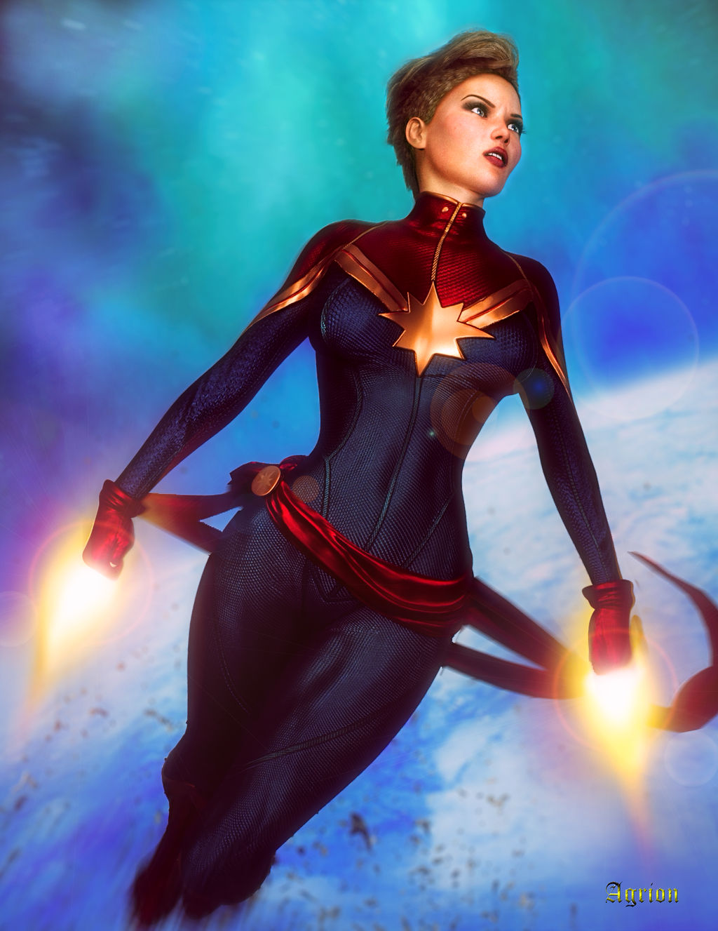 Captain Marvel by Agr1on on DeviantArt