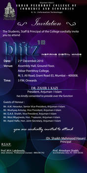 Blitz 2010 Invitation