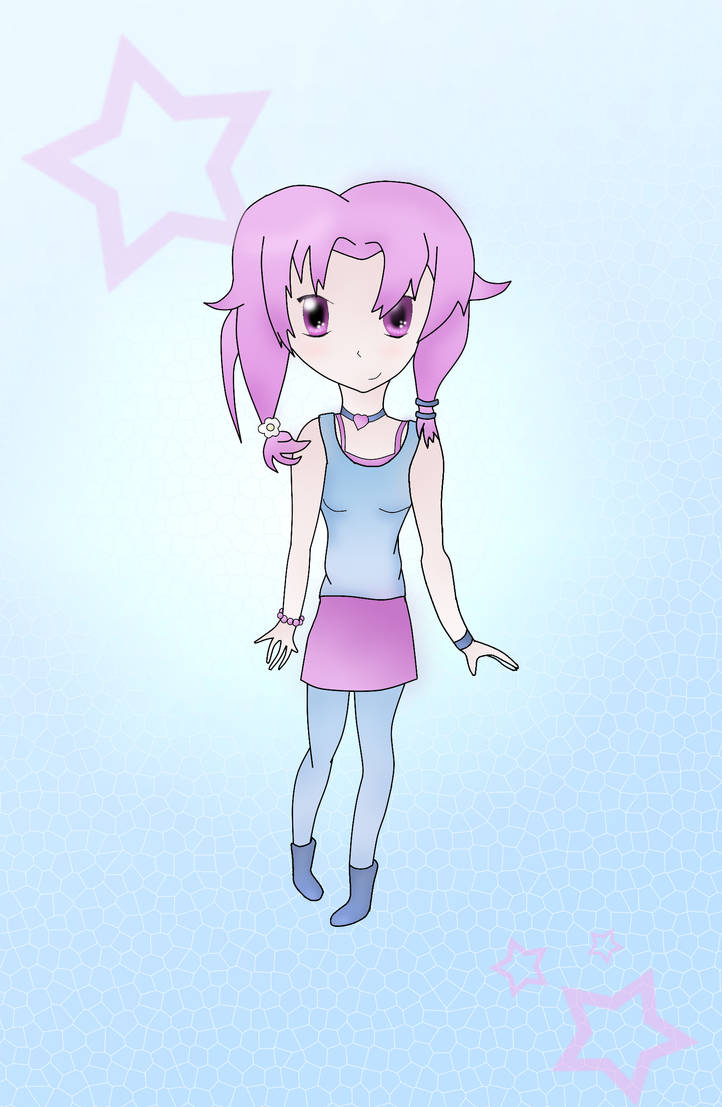 Cute girl digital art ~ request by Portal2junkie97 on DeviantArt