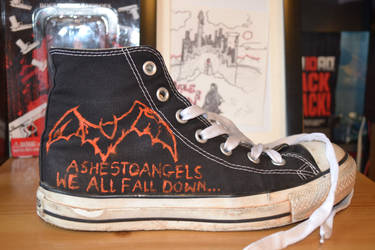 Custom converses - ashestoangels