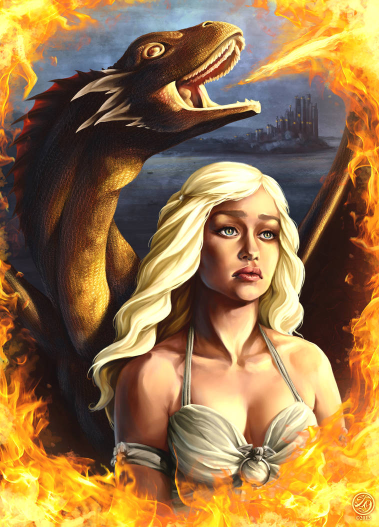 Daenerys Targaryen, The Mother of Dragons by CatherineSteuer Daenerys Targaryen, The Mother of Dragons by CatherineSteuer