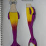 mermaid tail design, royal gramma.