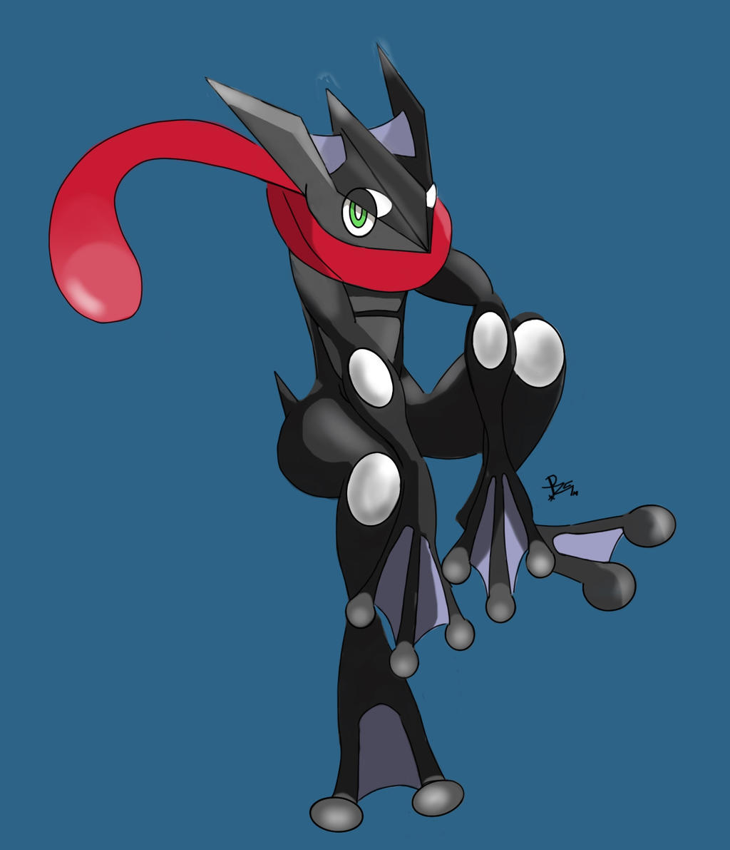 Pokemon Shiny Team Greninja by ChrisYaro on DeviantArt And stickers with ou...