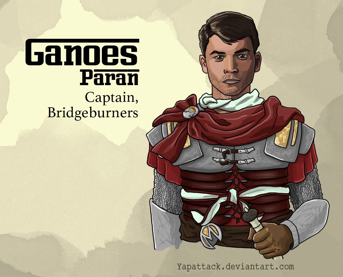 Ganoes Paran: Captain, Bridgeburners