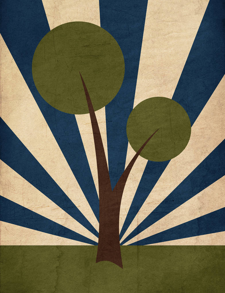 Retro Tree by taste-of-sunshine on DeviantArt