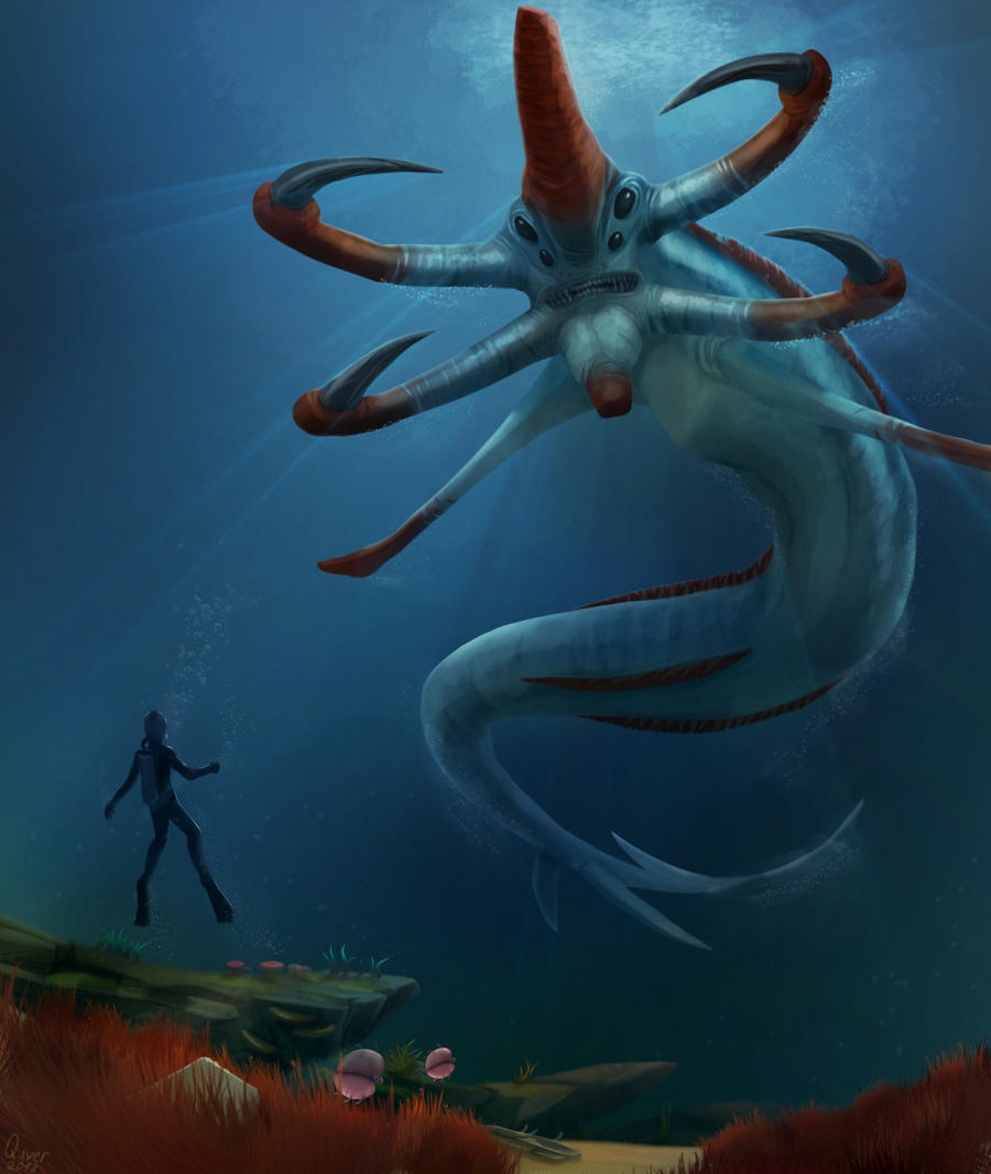 Subnautica - Reaper by quvr on DeviantArt