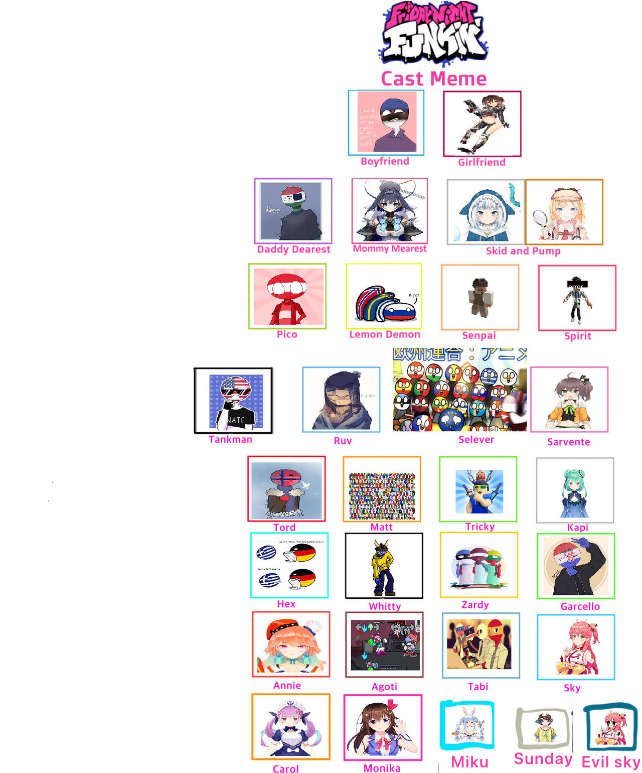 Friday Night Funkin Cast Meme Part 1 By SakuraChanMedley On DeviantArt friday-night-funkin-cast-meme-part-1-by-sakurachanmedley-on-deviantart