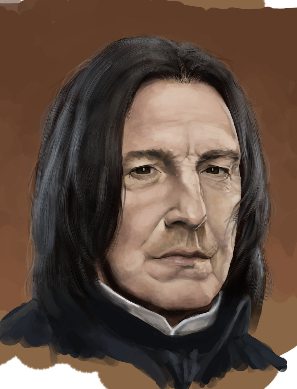 Severus Snape portrait by JamesTurnerArt on DeviantArt