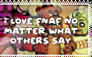 I love FNAF no matter what others say (Stamp F2U)