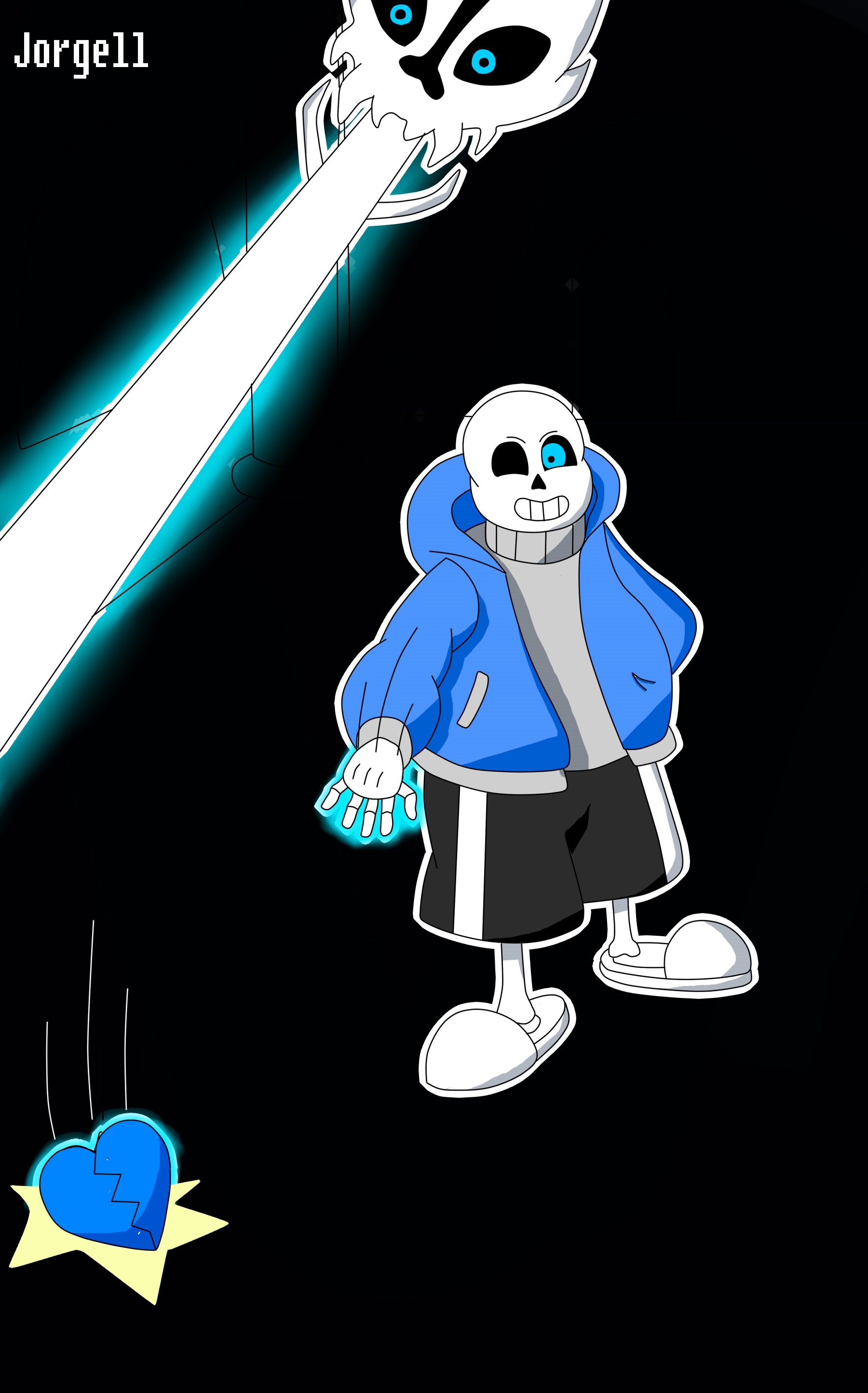 Undertale fan art Sans Fight by Jorgell125 on DeviantArt