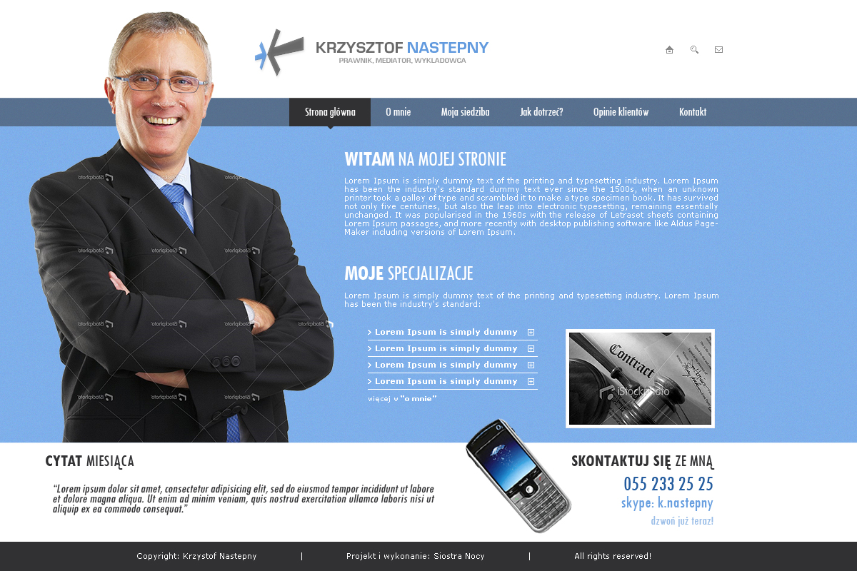 Lawyer site. by: SiostraNocy