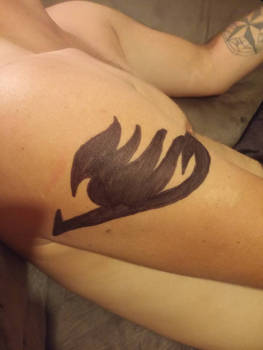 Fairy Tail Emblem on my Friends Arm