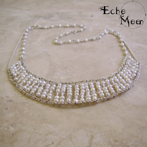 Pearl and Quartz Collar