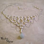 Pearl and Amazonite Necklace