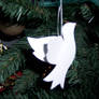 Paper Dove Ornament