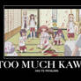 a demotivational Poster of yuruyuri