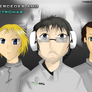 MERCEDES GP F1 team anime