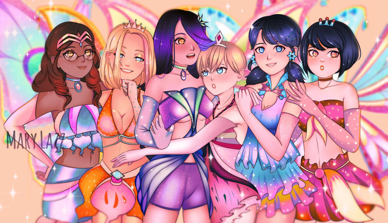 Miraculous x Winx Club (link in comments) I hope you like :  r/miraculousladybug
