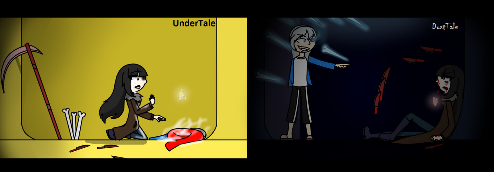 undertale au (Dust tale) by tanyalo on DeviantArt