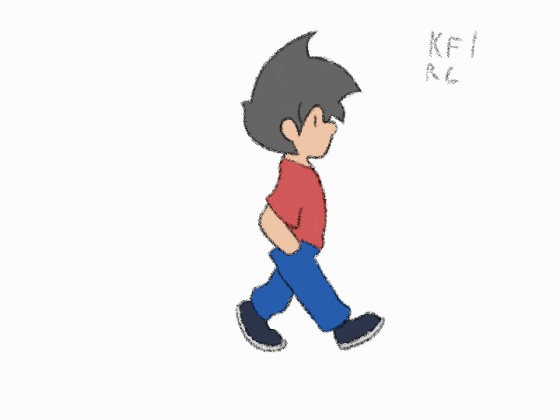 Walk Cycle Animation Test by Rookisa on DeviantArt