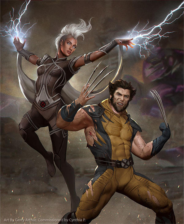 Wolverine and Storm by GerryArthur on DeviantArt