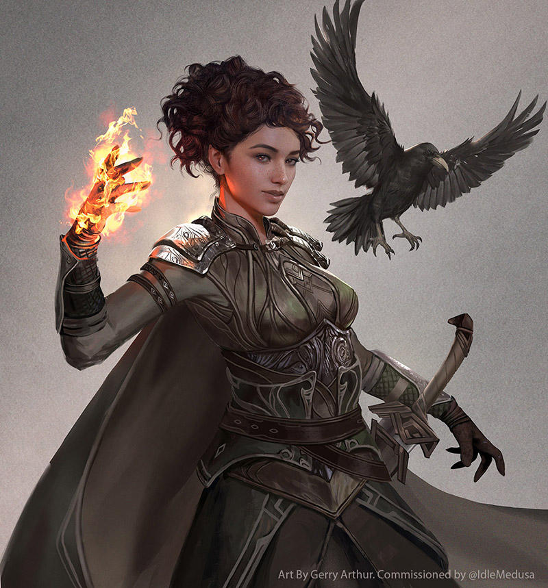 Fire Wizard by GerryArthur on DeviantArt