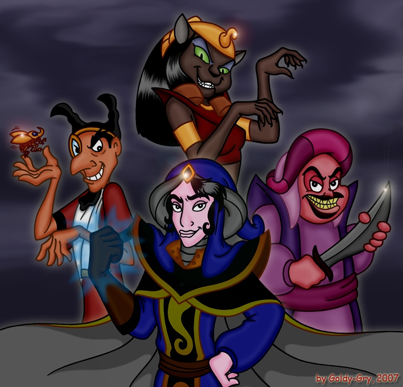 Aladdin Villains by GoldyGry by mozenrath on DeviantArt