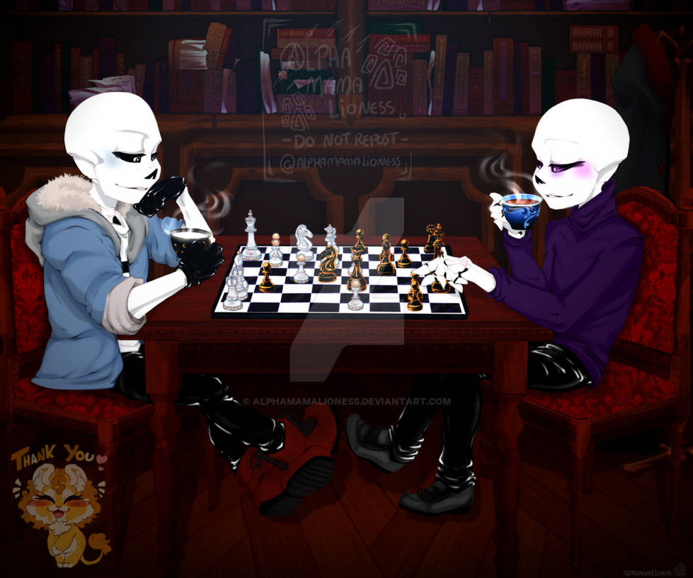 A Chess Game ~//Commission Work // by AlphaMamaLioness on DeviantArt