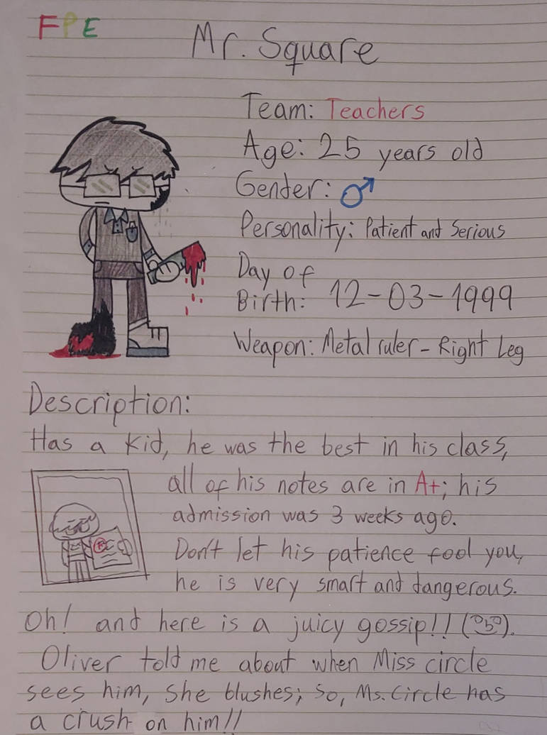 FPE: Mr. Square full info by Lugypro23 on DeviantArt